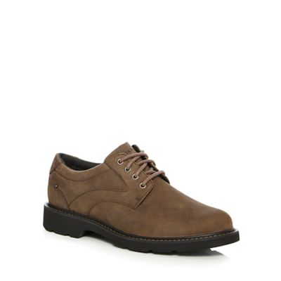 Dark brown smart lace up shoes